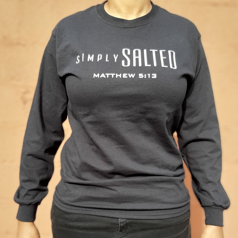 Unisex Black Long Sleeve Tee